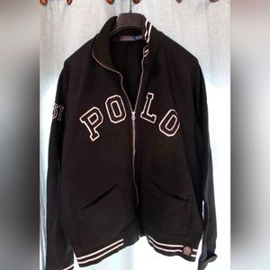 Cotton Polo Varsity Jacket